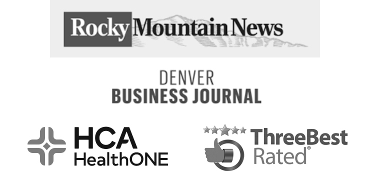 Dr Murphy distinctions: Rocky Mountain News; Denver Business Journal; HCA HealthOne; ThreeBestRated.